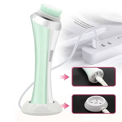 3 in 1 Electric facial cleansing brush portable electric face massager