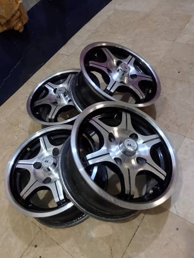 New Alloy (114 PCD) Margalla Khyber Cultus Mehran FX (03164556484)