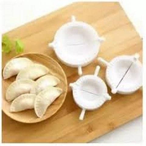 Pack of 3 Samosa & Pastry Dough Maker Dumplings modelling tools Kitchen Magic Creative Manual Pack Machine Food-grade Plastic Pinch Kitchen Tools