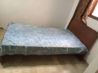 Two Single Beds with Mattress
