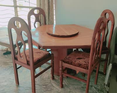Dinning table 4 chairs  for sale