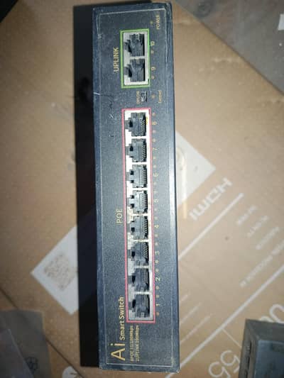 D Link 8 Port POE Switch