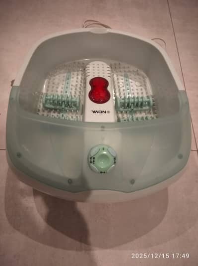 electric feet massager and treamer 3 in 1