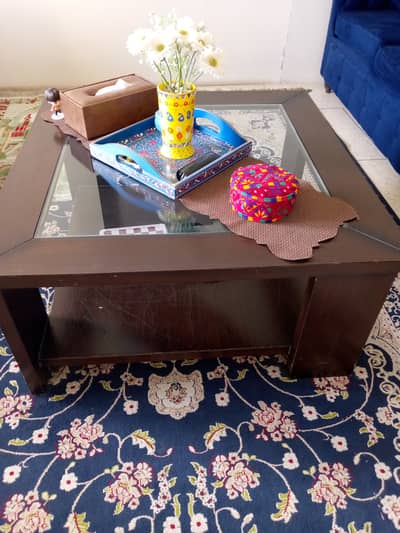 Centre table and 2 side tables