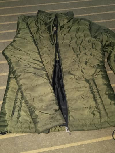 Canada import olive green 3 pocket jacket warm and stylish for 14 -15