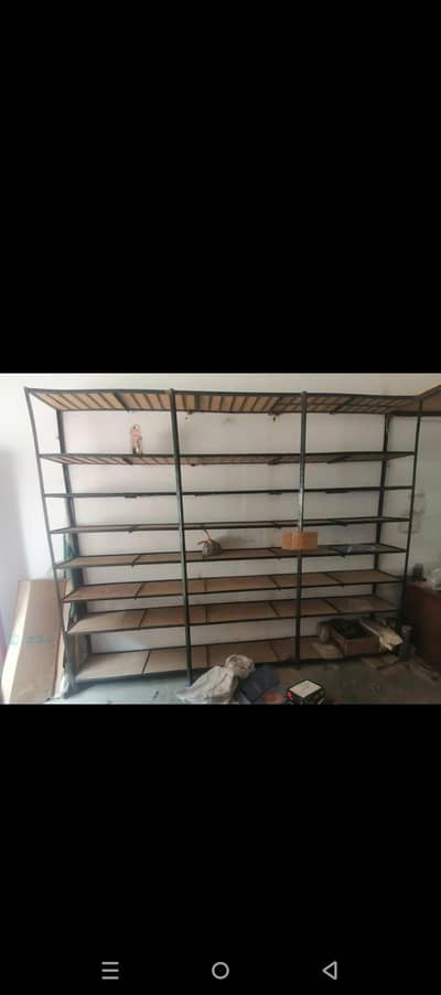 Heavy Duty Iron Storage Rack – Warehouse / Shop / Store