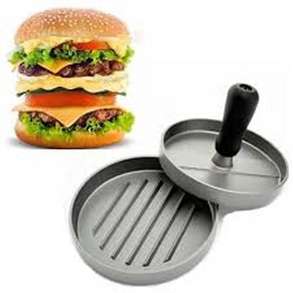 Aluminum Non-Stick Burger Press Meat Patty Maker Hamburger Mold