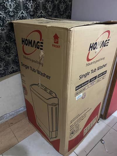 Brand new homage washing machine 9kg