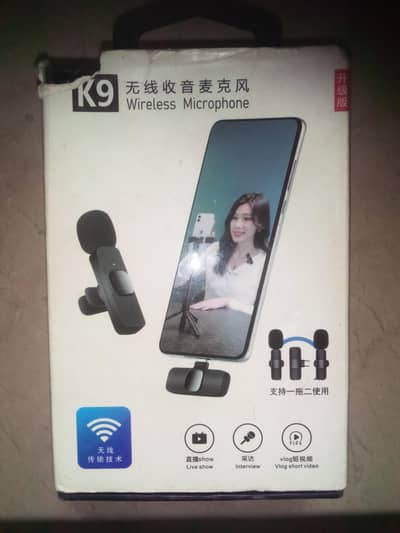 Wireless Microphones with Charging TypeC Cable &TypeC and Iphone pins