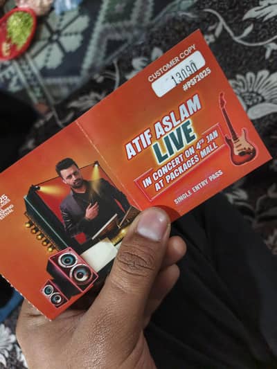 atif aslam concert pass