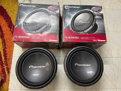 pioneer SPL woofers pair 3003D4
