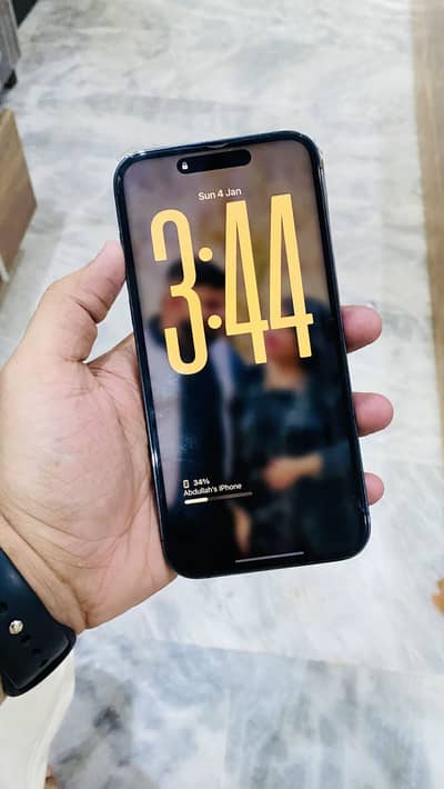 Iphone 14 pro max 256gb fu with box sim work for 4 months