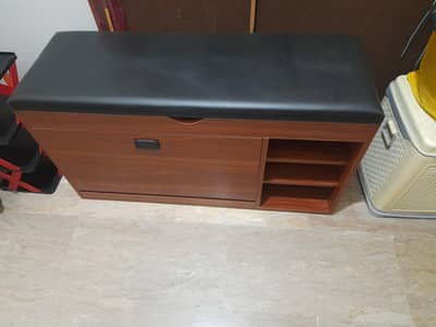 Storage Drawer Shower Rack with Sitting