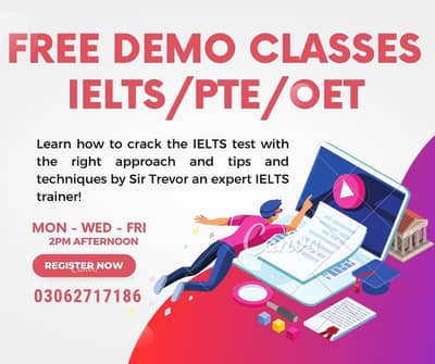 FREE DEMO CLASSES FOR IELTS, PTE, OET