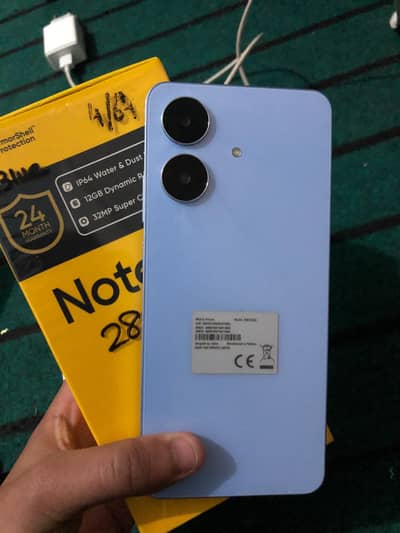 realme note 4 64 with box