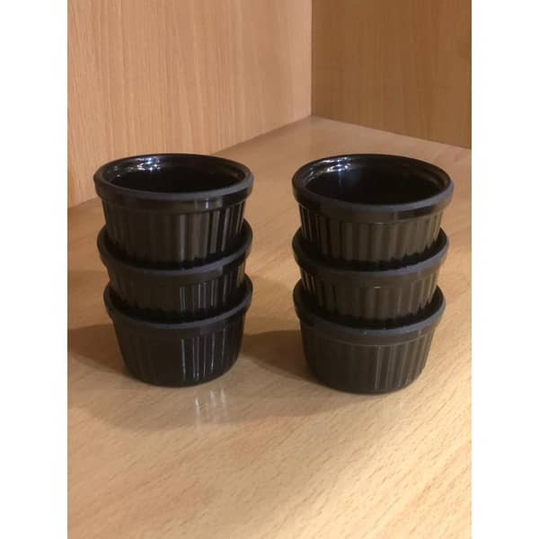 6PCS Melamine Sauce Dishes Ketchup Bowl Dip
