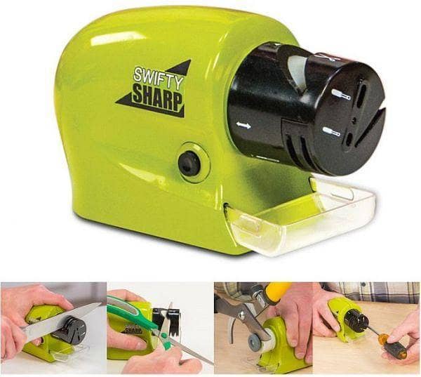 Swifty Motorized Knife Sharpener - Green