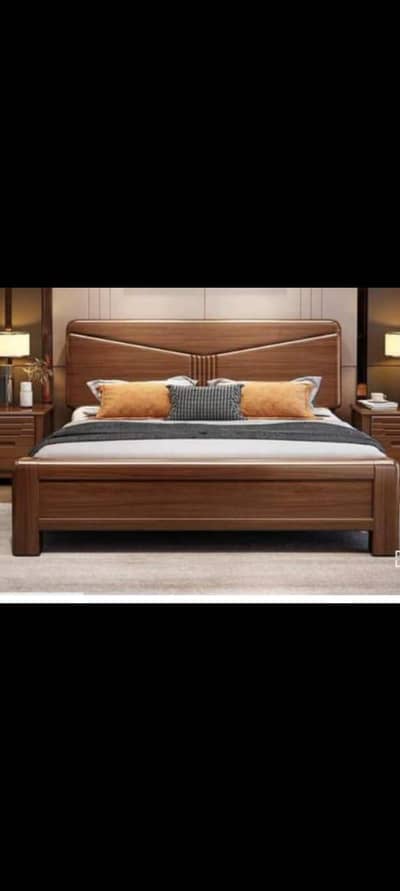Simple But Decent King Size Double Bed Side Tables Quality Guarantee