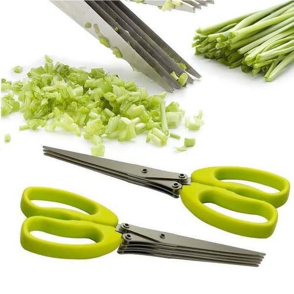 5 Layers Of Multi-Functional Stainless Steel Kitchen Scissors