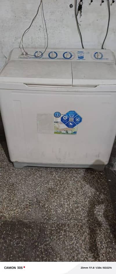 Haier washing machine and dryer large sized