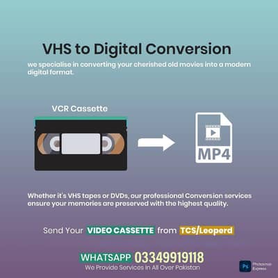 VHS VCR,VHS C,Hi8 8MM,MINI DV TO USB IN DVD,HD,FHD,4K # 03349919118