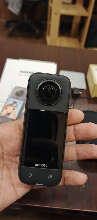 Insta360 X3 with External mic Adapter