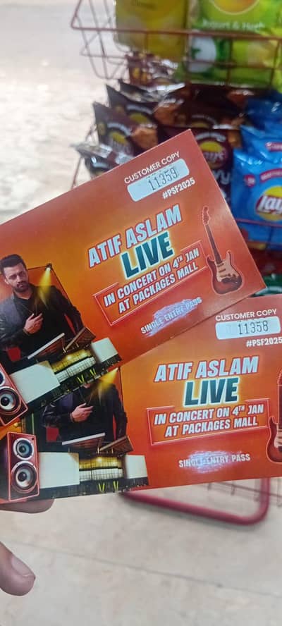 Atif Aslam concert passes available