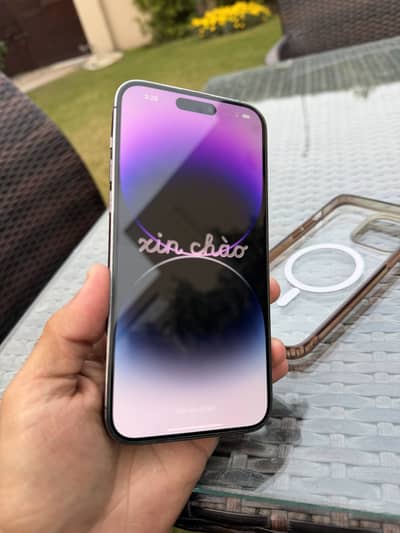 Iphone 14 Pro Max Pta Approved with Box and Cable