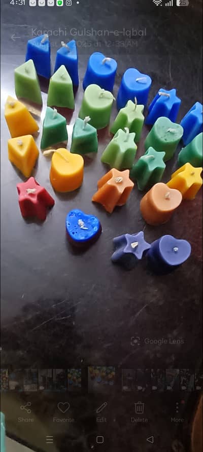 Hand made scented candles