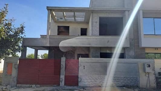 Grey Structure Villa available FOR SALE in Precinct-1, near main gate of Bahria Town Karachi. 5 Bedroom Designed under construction villa on SALE