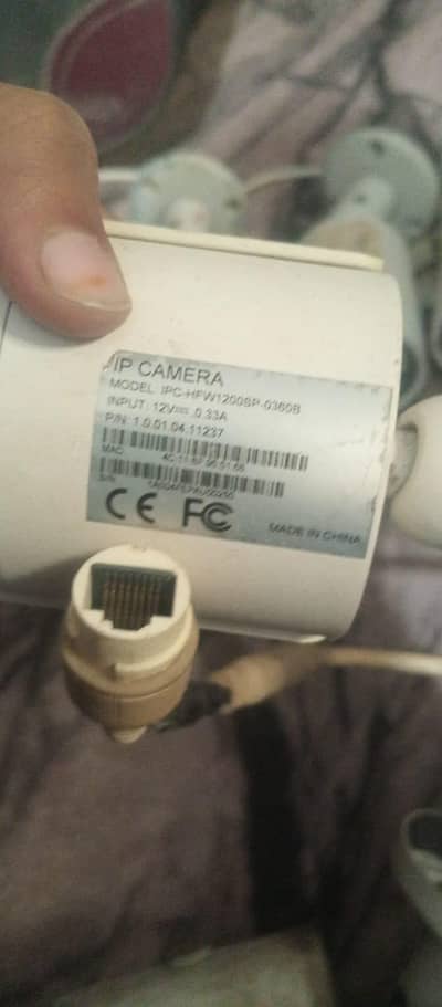 dahua Ip bullet cameras and 16 port switch