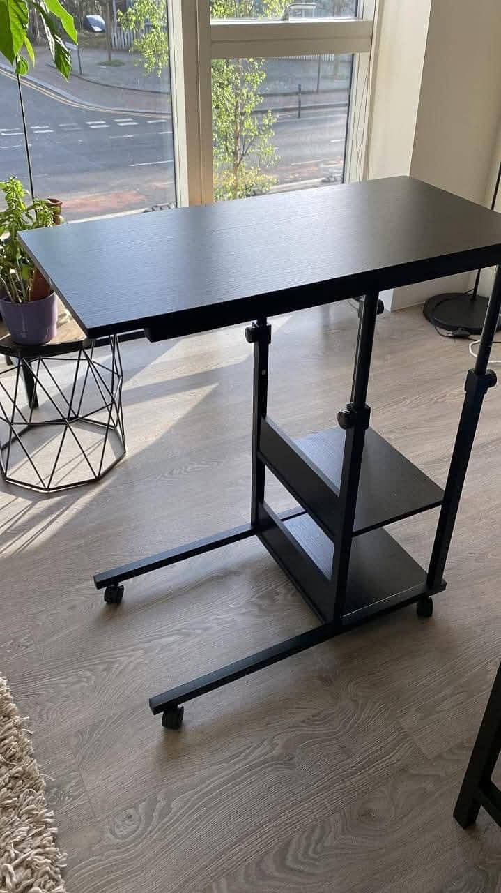 Imported Adjustable Computer Desk with Wheels | Over Bed Table 1