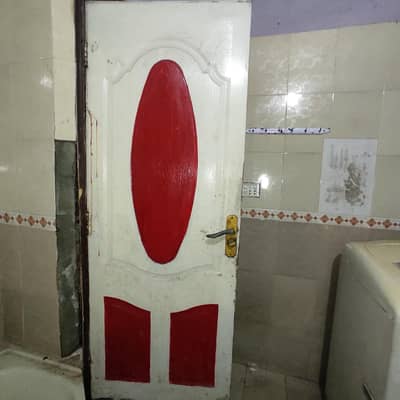 2 double door & 5 single door Malaysian wood & 1pvc door chk dscpn