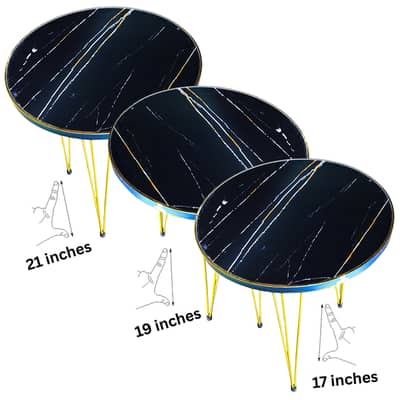 Set of 3 Nesting Coffee Tables - Set of 3 Side Tables