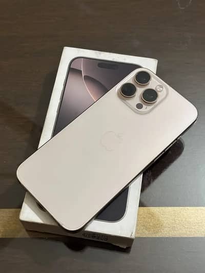 16 pro max 256gb jv desert titanium