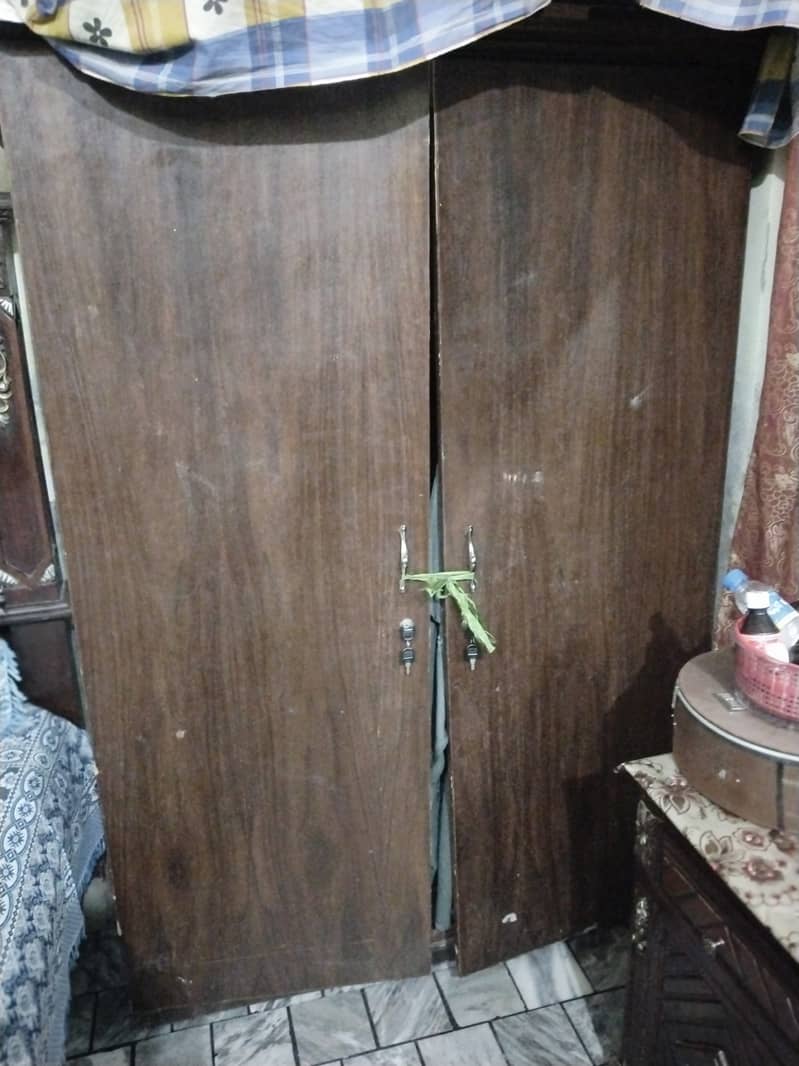 Bed, dressing, wardrobe 1