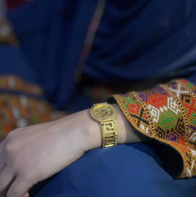 Original Versace 10g Gold-Plated Vintage Watch