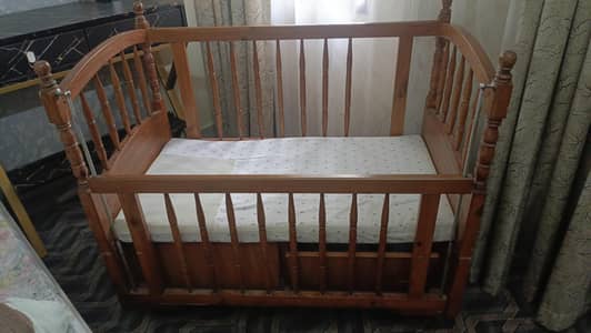 wooden bed for kids same as new