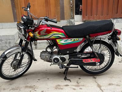 Honda Cd 70 bike ha total geniune bike ha 2023 model ha