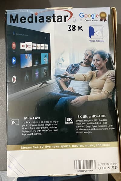 Smart TV Box with 4-Month TV Channel Subscription