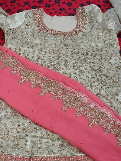 Sharara pink color, 3 piece,