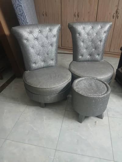 Sofa Chairs + Bed + Matress