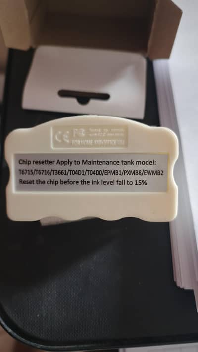 Epson maintainance chip resetter