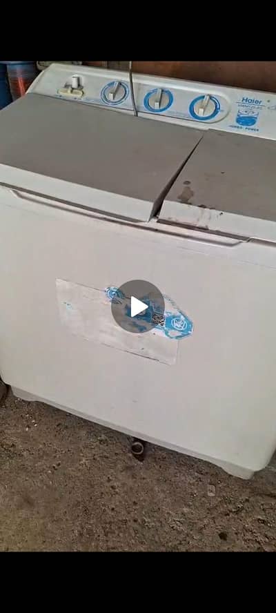 Haier double washing machine
