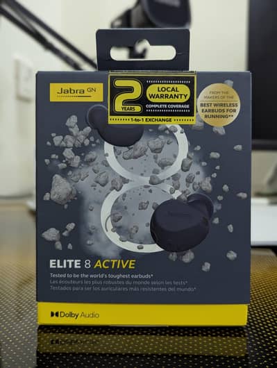 Jabra Elite 8 Active Airbuds | World's Toughest Buds | Box Packed |