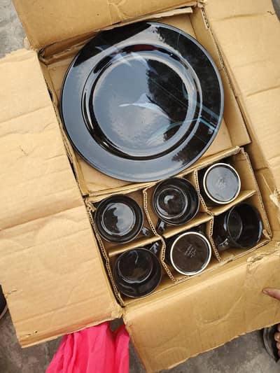 Dinner set 32pcs Mikasa galleria fx701 OPUS-BLACK, japan