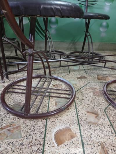 Glass top Dining table