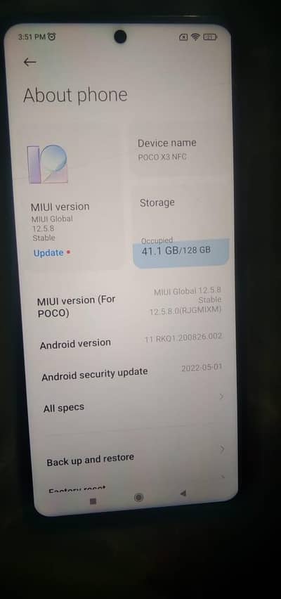 XIAOMI POCO X3 NFC 6+2/128 with box