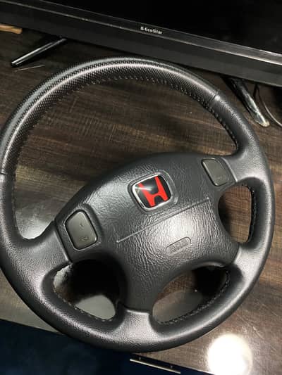 Original Honda Civic 2 Spoke Sports Power Steering wheel