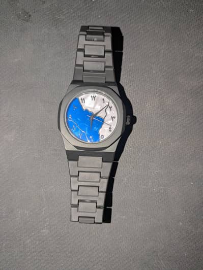 Black Arabic Aura Watch